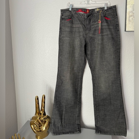 NWT Sasson ⭐️ Stardust Vintage 90’s Jeans With Rhinestones & Embroidery.  S-16. - Picture 4 of 14